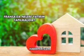 Fransa'da Nelere Yatırım Yapılmalıdır?