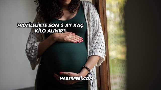Hamilelikte Son 3 Ay Kaç Kilo Alınır?