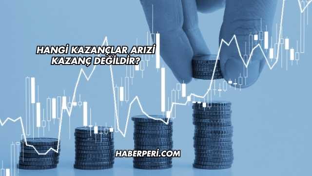 Hangi Kazançlar Arızi Kazanç Değildir?