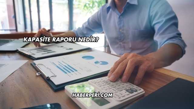 Kapasite Raporu Nedir?
