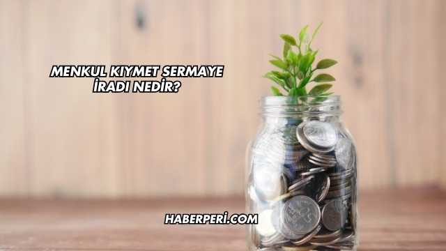 Menkul Kıymet Sermaye İradı Nedir?