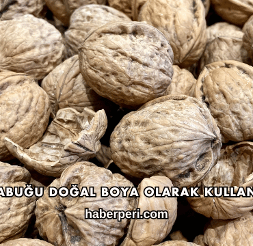Ceviz Kabuğu Doğal Boya Olarak Kullanılır mı?